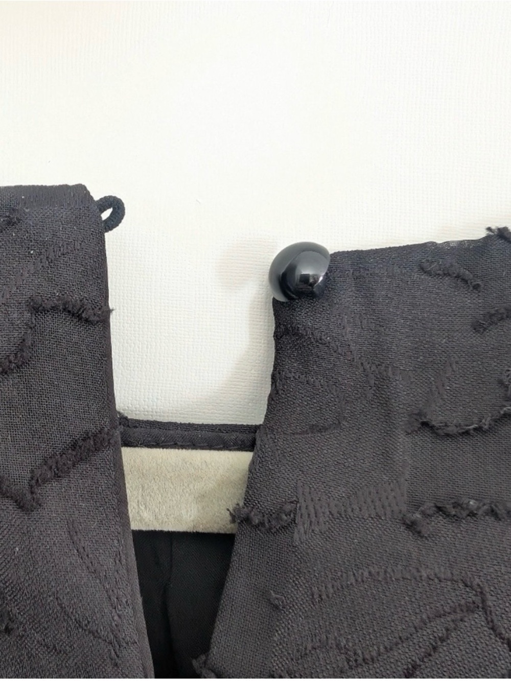 Women's Black Burnout Short Sleeve Top - Picture 3 of 13